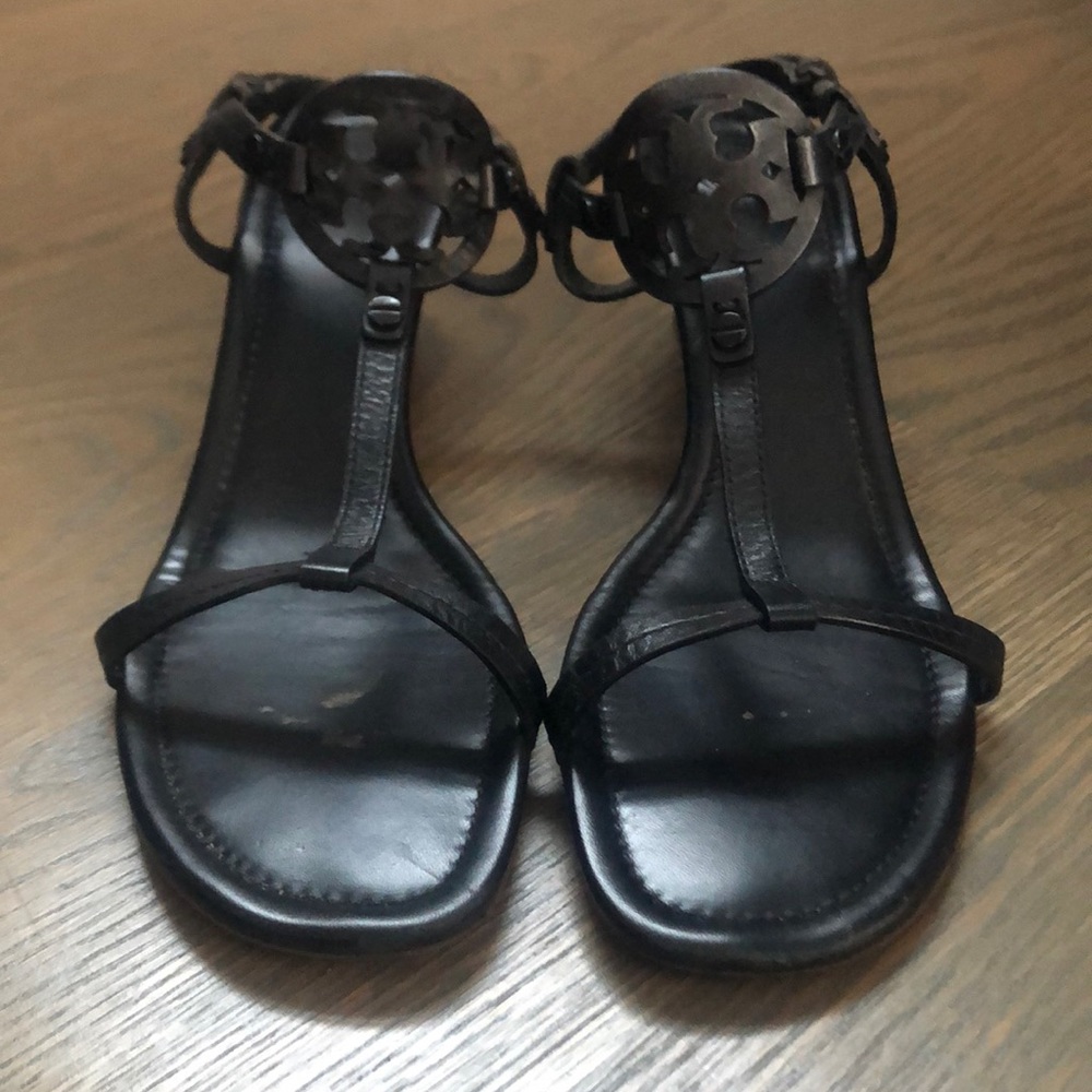 Tory Burch Miller Wedge Sandal - Black